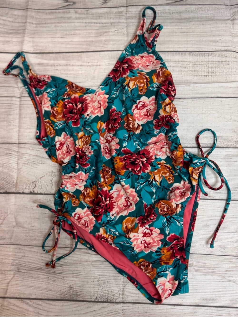 Time and tru floral bikini Large